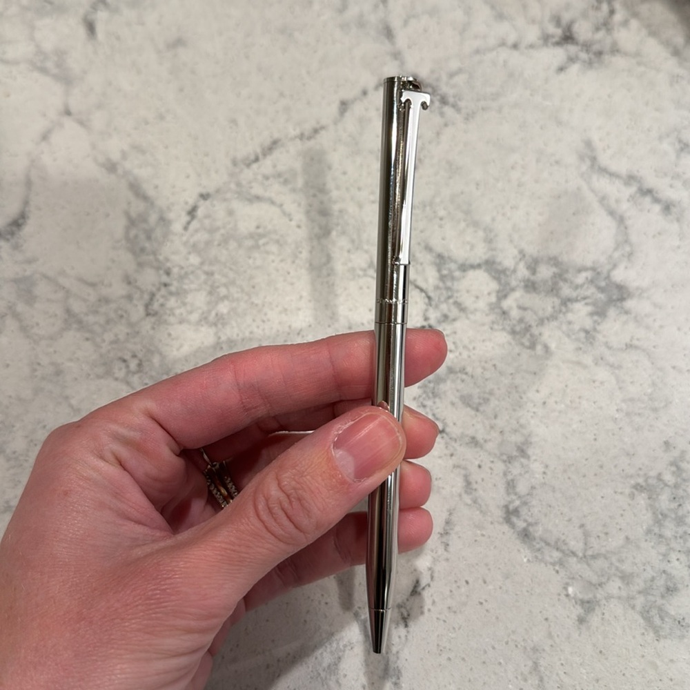 Tiffany & Co. T Ballpoint Pen in Sterling Silver